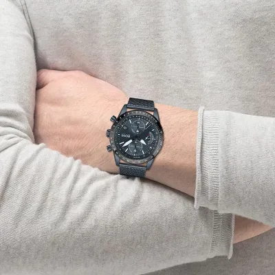 Hugo Boss Men's Blue Pilot Edition Watch
